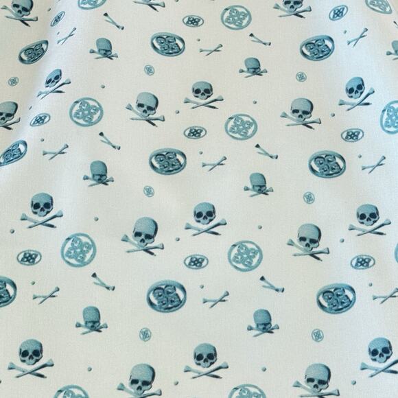 NWT G/FORE Mens 38 SHORTS 3D LOGO MAVERICK AQUA GREEN SKULL PERFORMANCE GOLF - Picture 8 of 10